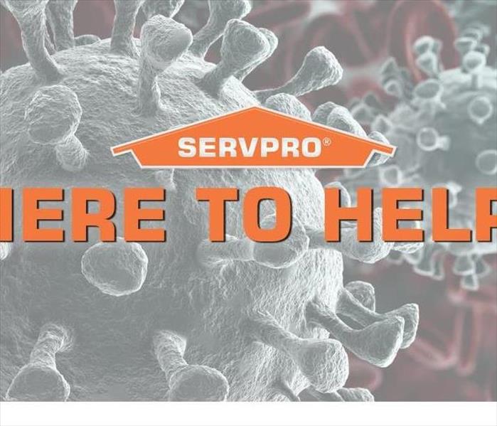grey molecules with purplish/burgundy background like the inside of a person's body with the SERVPRO logo.